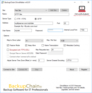 sftp netdrive free